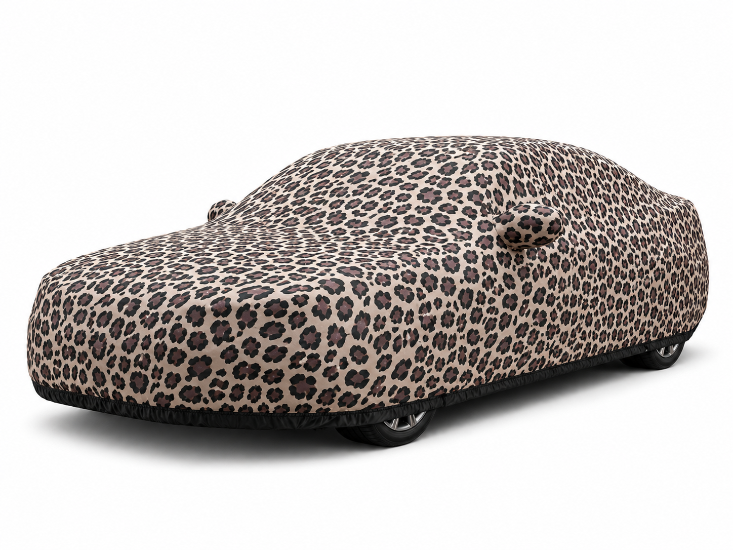 Premium Leopard Print Car Body Cover