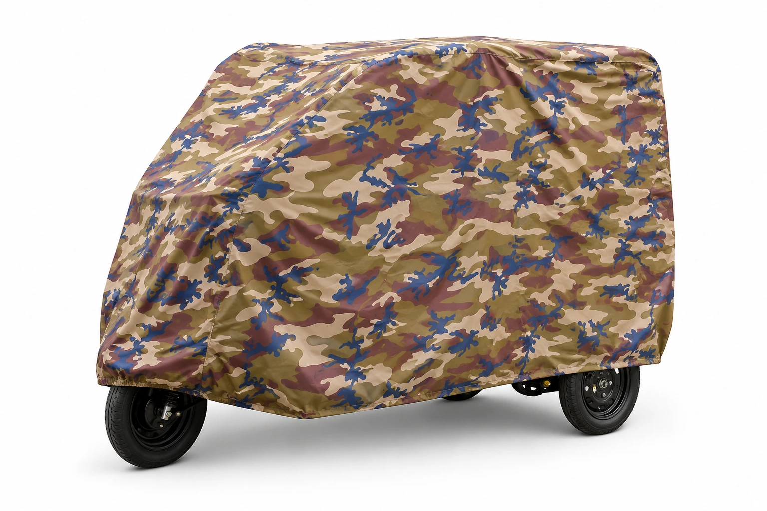 Military-Print Waterproof E-Rickshaw Protection Cover